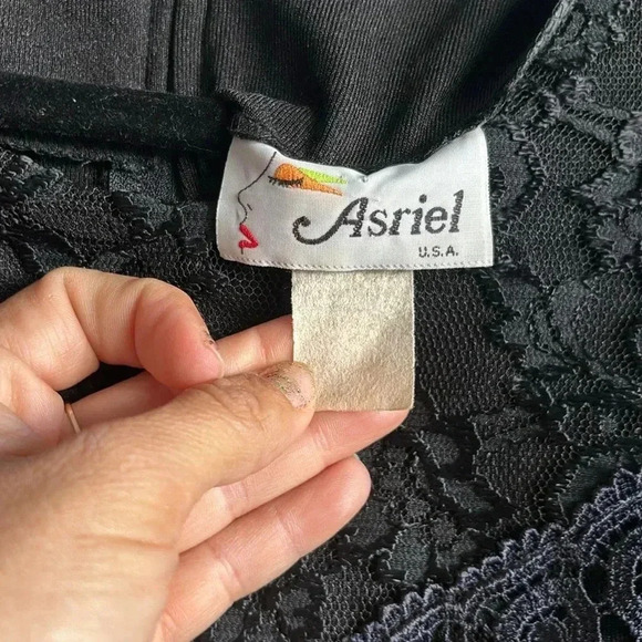 Vintage 90s black lace dress - Picture 9 of 11